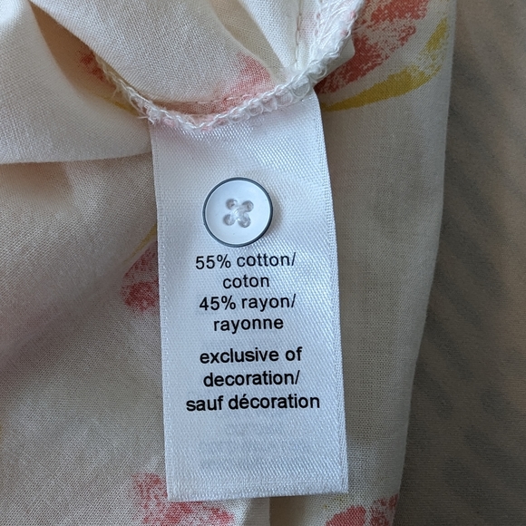 Maurice's medium grapefruit print top - Picture 3 of 4